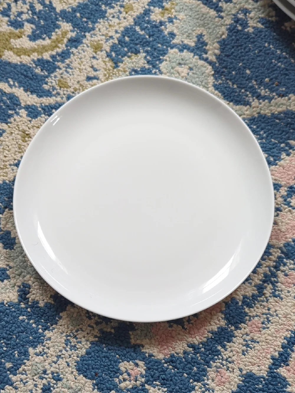 West Elm White Porcelain Organic Salad Plate - Single Dish